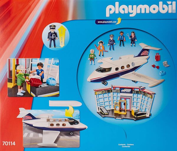 Playmobil 70114 Airport 96 pièces City Action