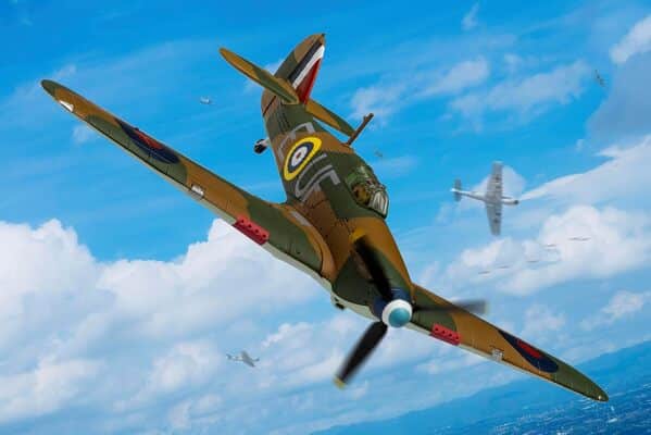 Corgi Hawker Hurricane MK.I - PO Billy Fiske - Modèle moulé sous Pression de la Bataille d'Angleterre 85 pour Adultes