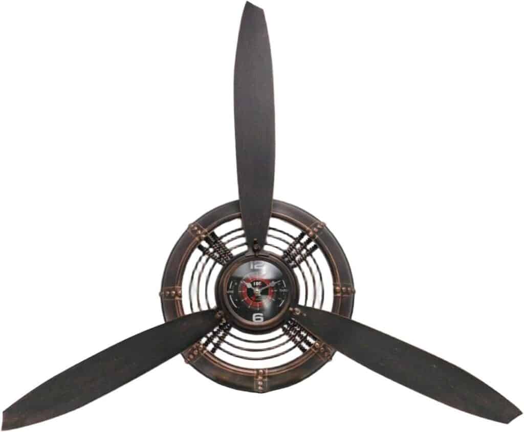 Avis sur la décoration murale GLOWMIRTH : hélice d'avion steampunk