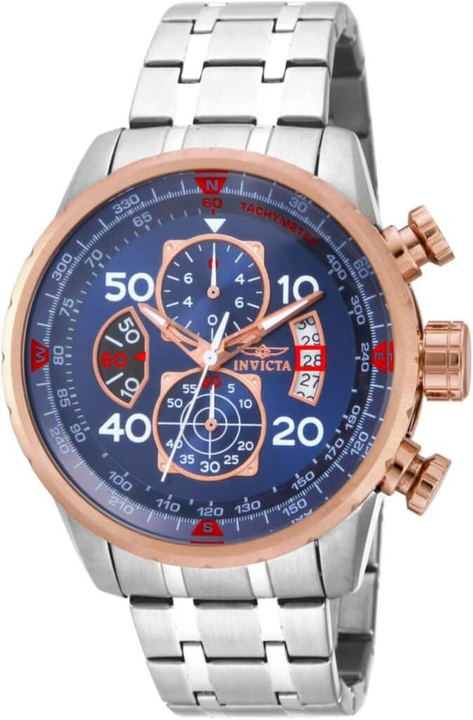 Avis sur la montre Invicta Aviator acier inoxydable