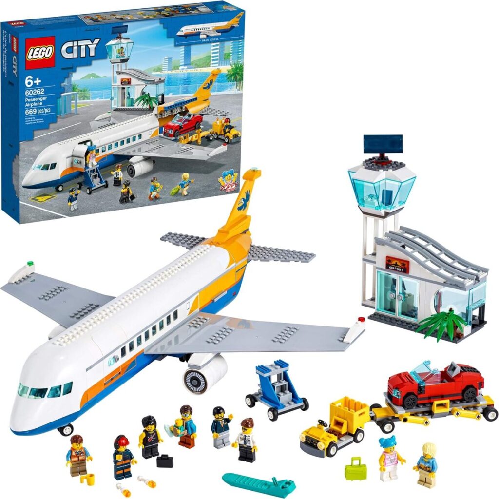 Test : avion à passagers LEGO City 60262 et ses accessoires
