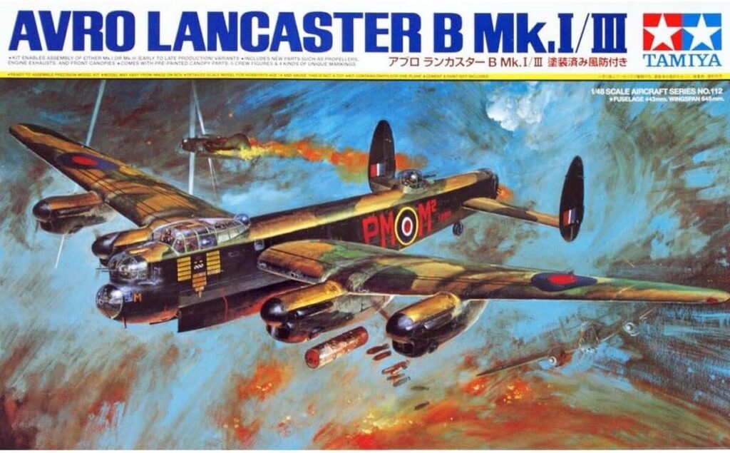 Test de la maquette Tamiya Avro Lancaster B MK.i/III