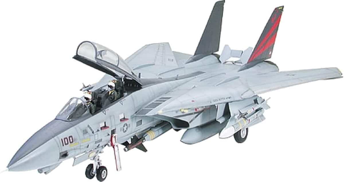 Test de la maquette Tamiya F-14a Tomcat Blk Knights