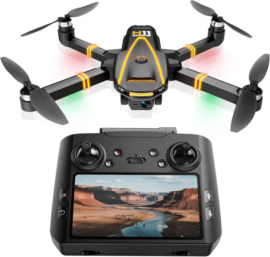 Test du drone H11 GPS 4K : pliable et performant