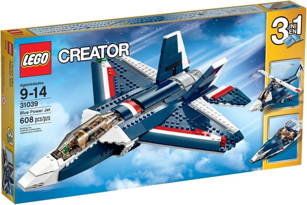 Test du jeu de construction Lego Creator 31039 : l'avion bleu