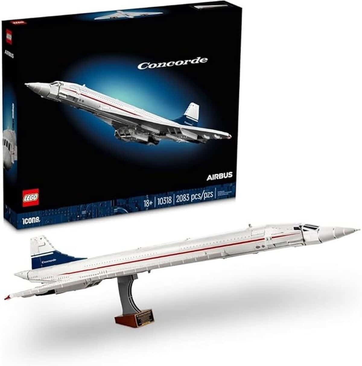 Test du kit de construction LEGO Icônes : concorde 2083 pièces (10318)