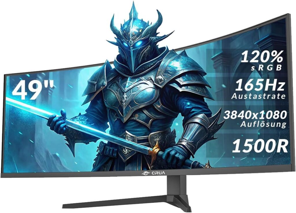 Test du moniteur gaming incurvé CRUA 49" 165Hz