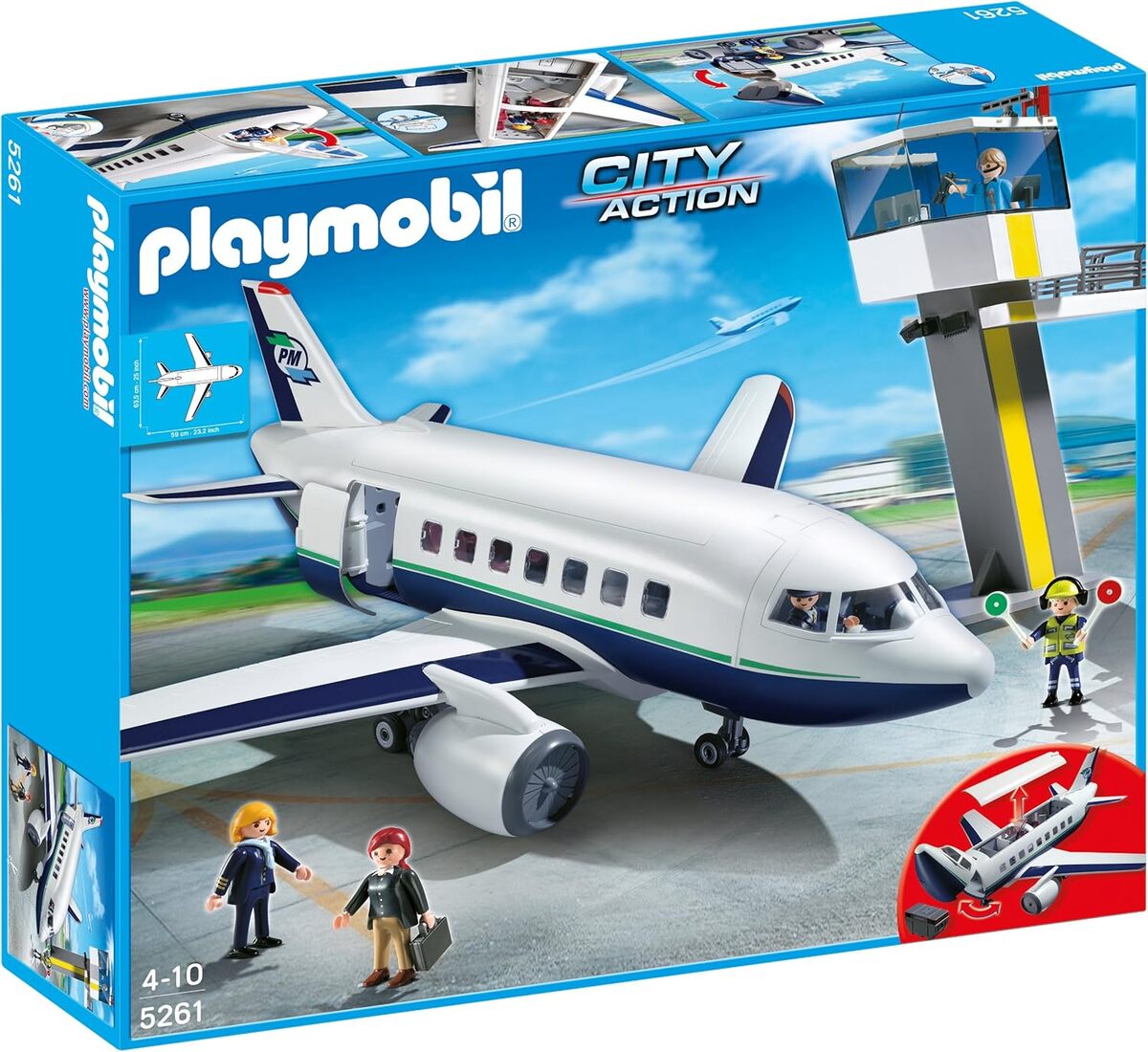 Test du Playmobil 5261 : avion et tour de contrôle en revue