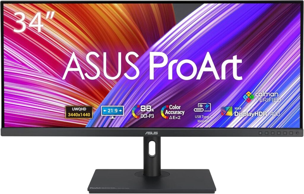 Test : écran ASUS ProArt PA348CGV, l'ultra-largeur en action