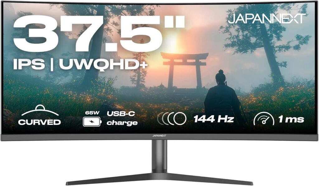 Test écran gamer JAPANNEXT JN-IB375C144UQR-H 37.5" incurvé 144Hz