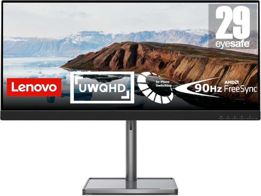 Test : écran Lenovo L29w-30 ultra large 29" UWQHD