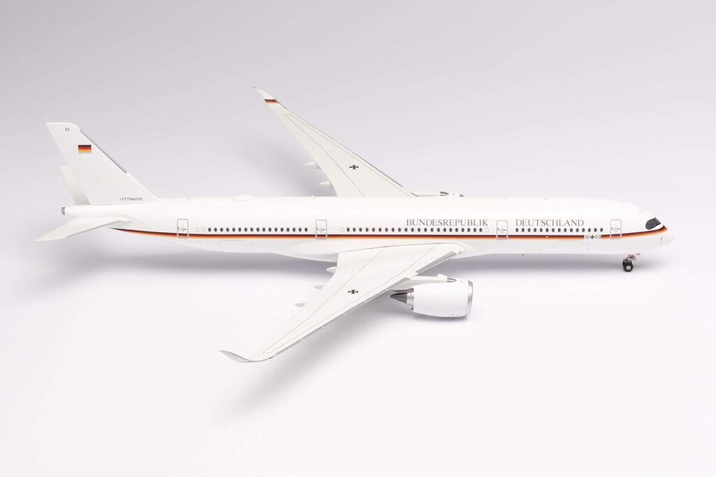 Test : herpa Luftwaffe Airbus A350-900 miniature