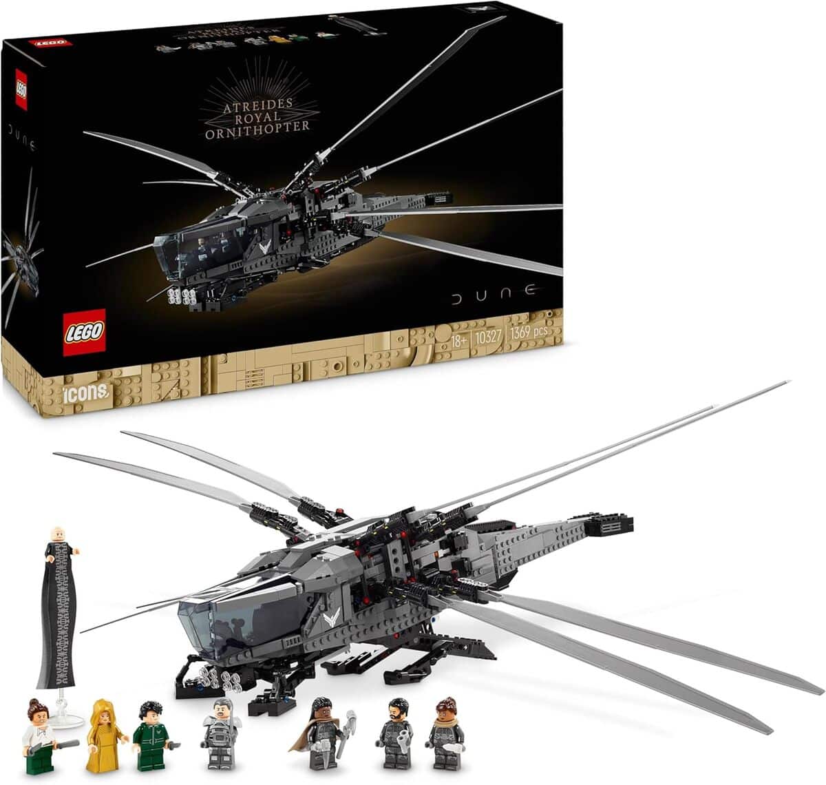 Test : lEGO Icons Dune Atreides Ornithopter 10327