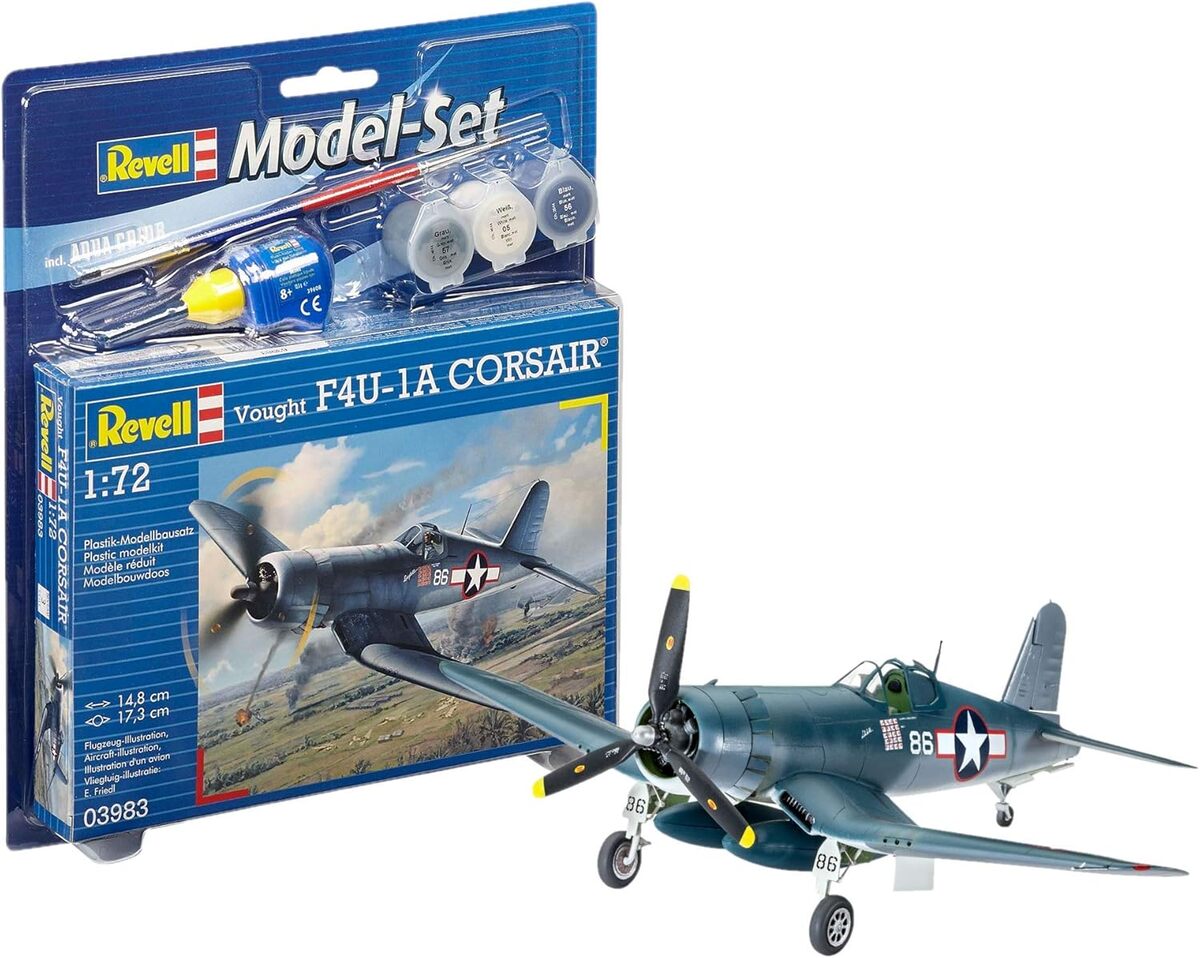 Test : maquette Revell Vought F4U-1D Corsair 1/72