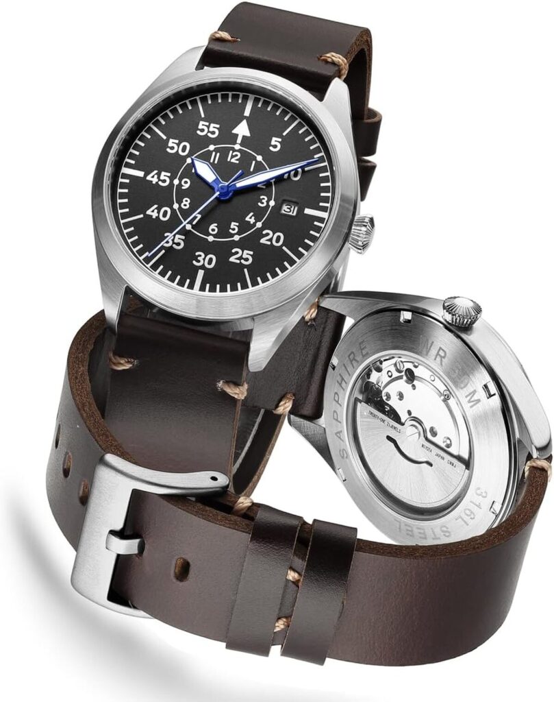 Test montre aviateur Flieger Timepieces mécanique automatique