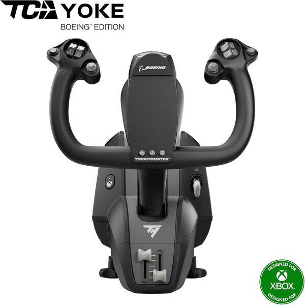 Thrustmaster TCA Yoke - Contrôleur de vol haute précision avec quadrant des gaz pour PC et Xbox Series X|S