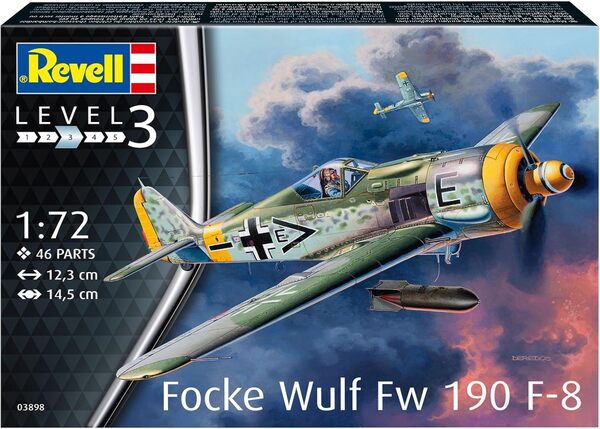 Revell - Focke Wulf FW190 F-8 Maquette Avion, 03898