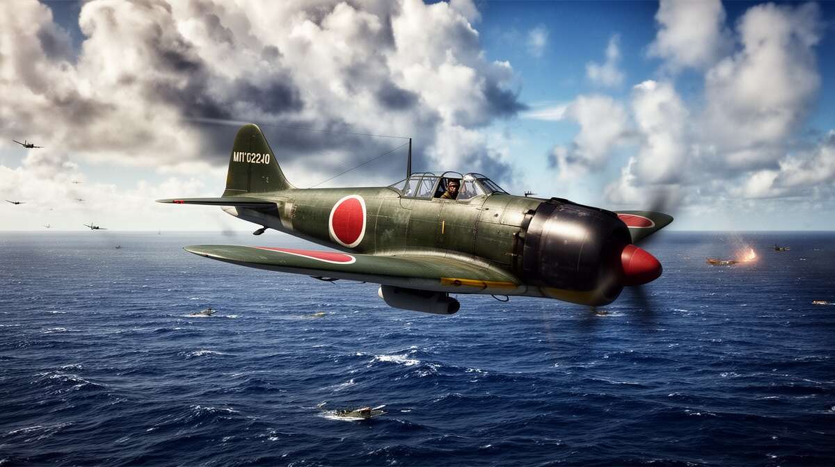 Le zero dans les batailles a&eacute;riennes du pacifique