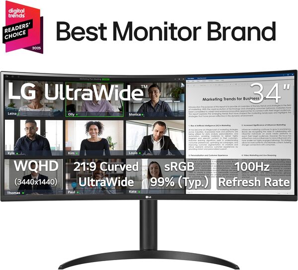 LG 34WR55QK-B 34