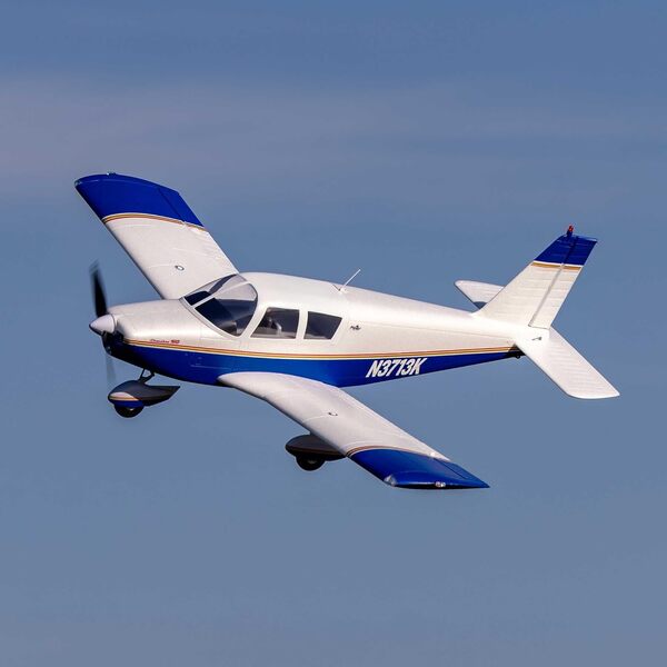 E-flite Cherokee 1.3M Blue BNF Basic AS3X and Safe Select EFL05450 Airplane