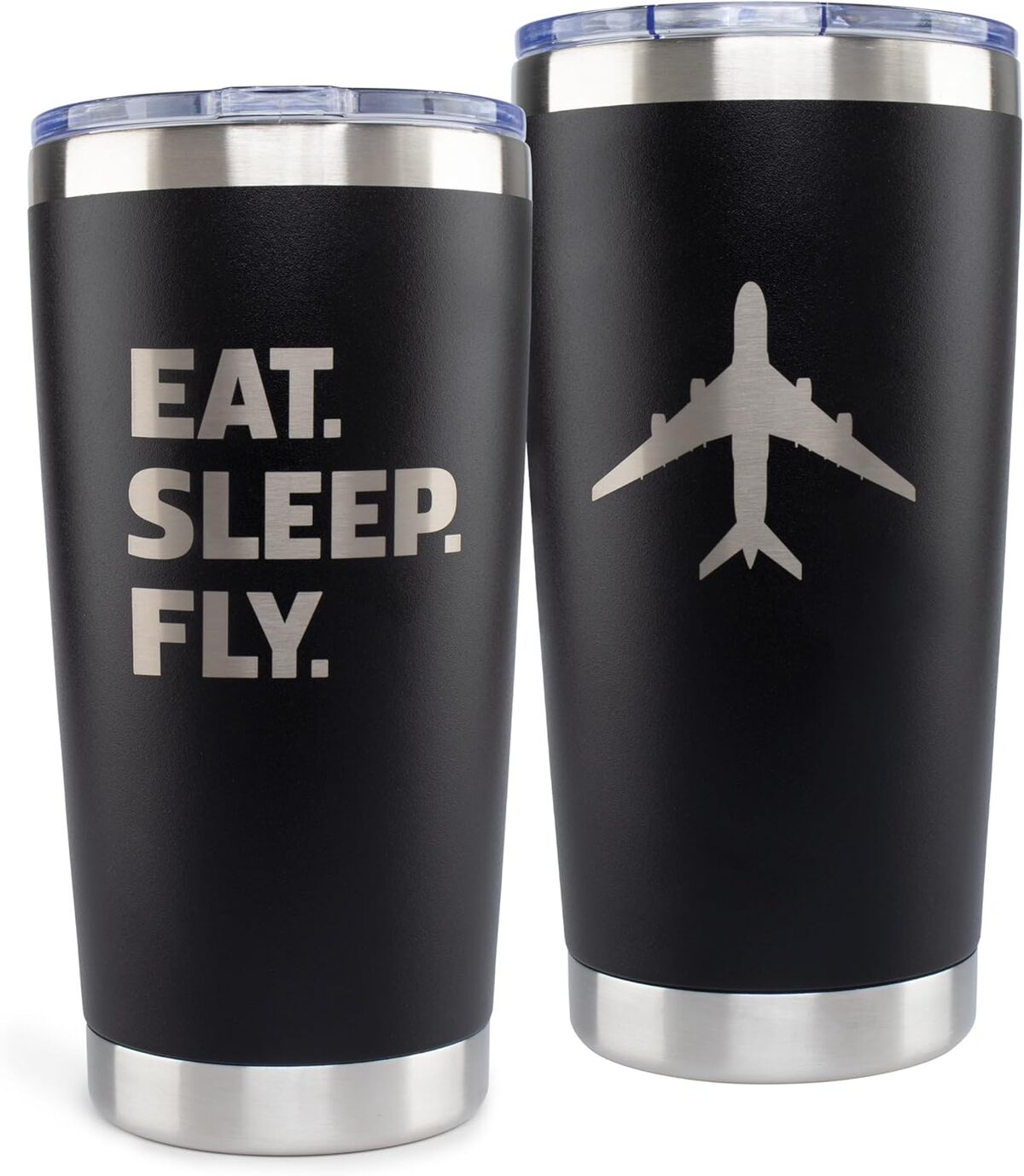 Avis sur la tasse de voyage gravée JENVIO : cadeau parfait pour pilote