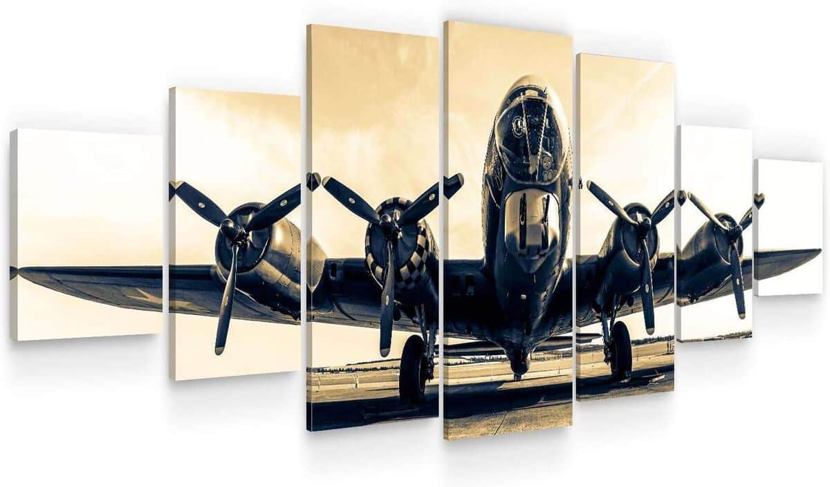 Avis sur l'art encadré avion B-17G de Startonight : déco XXL tendance