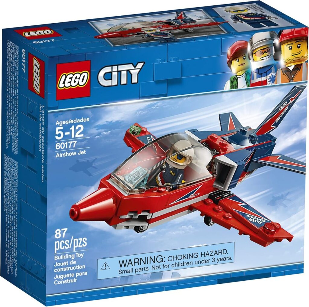 Test : lEGO City Airshow Jet 60177, la construction en 87 pièces