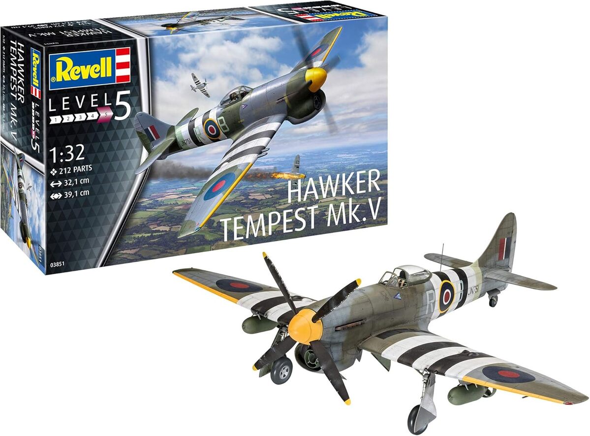 Test : maquette d'avion Revell Hawker Tempest V 1/32