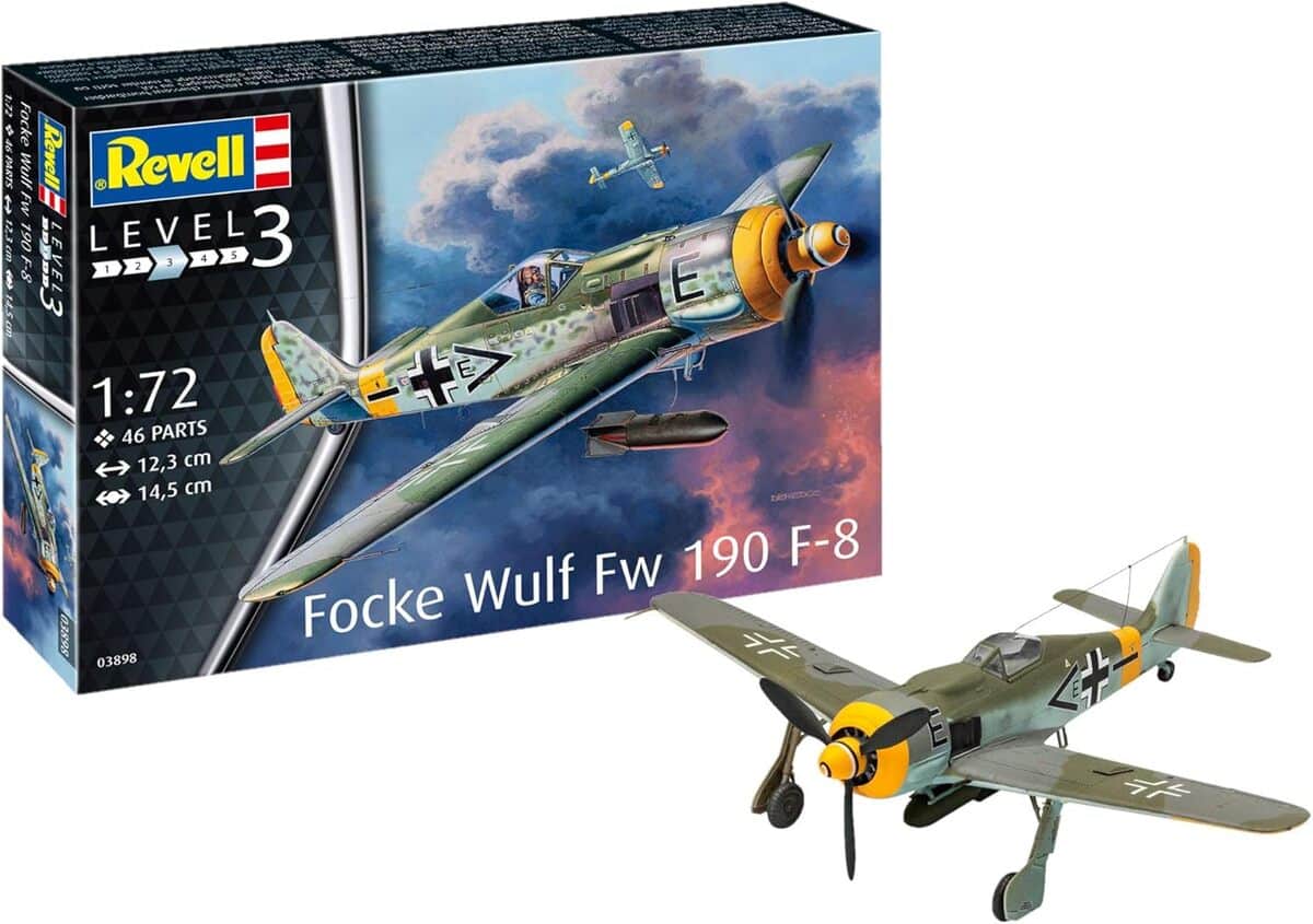 Test : revell Focke Wulf FW190 F-8 maquette avion