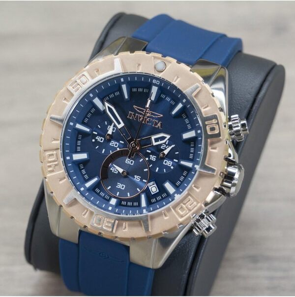 Invicta Aviator Montre Homme Mouvement à Quartz en Acier Inoxydable - 49mm