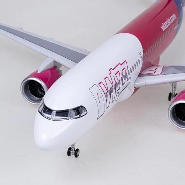 AirModels Wizz Air Airbus A320 NEO Échelle 1/80 Modèle d'avion Jouet à collectionner Cadeau