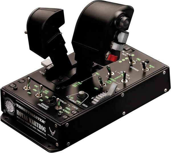 Thrustmaster Hotas Warthog Dual Throttle - Système d'accélérateur haute précision avec technologie HEART HallEffect AccuRate pour PC