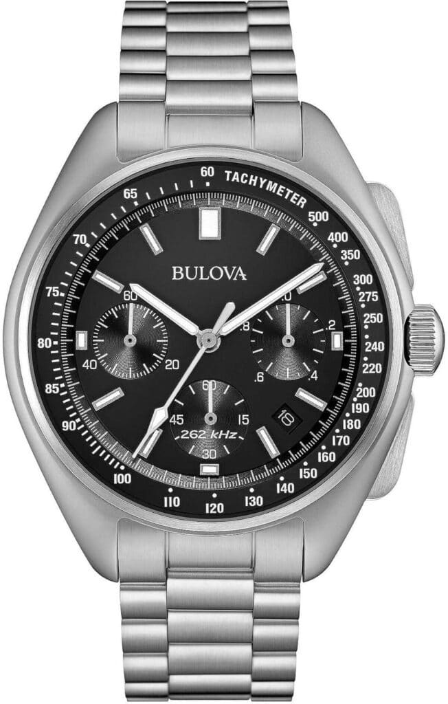 Avis : montre Bulova Pilote Lunaire 96B258 acier et cadran noir