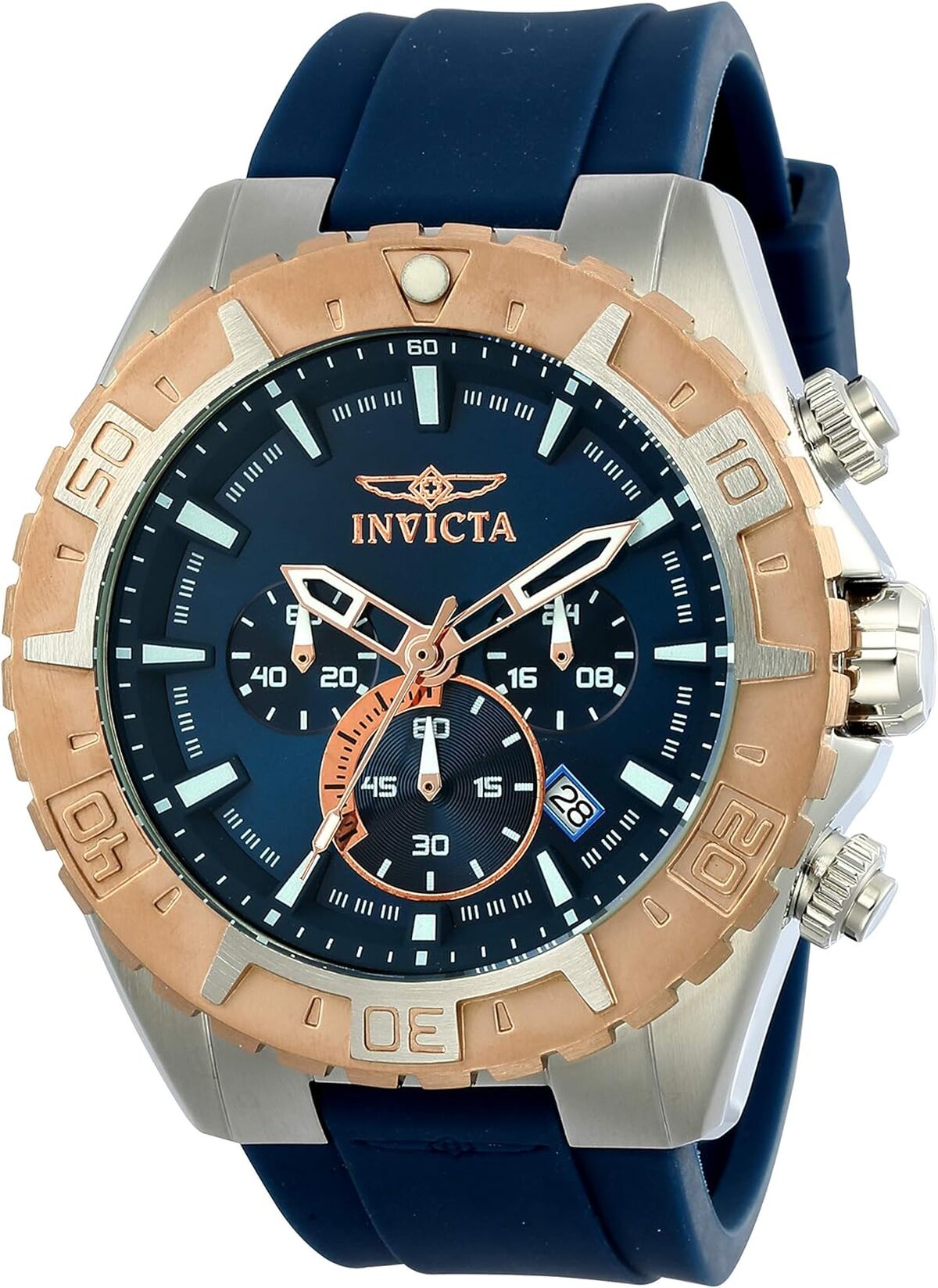 Avis: montre homme Invicta Aviator en acier inoxydable 49mm