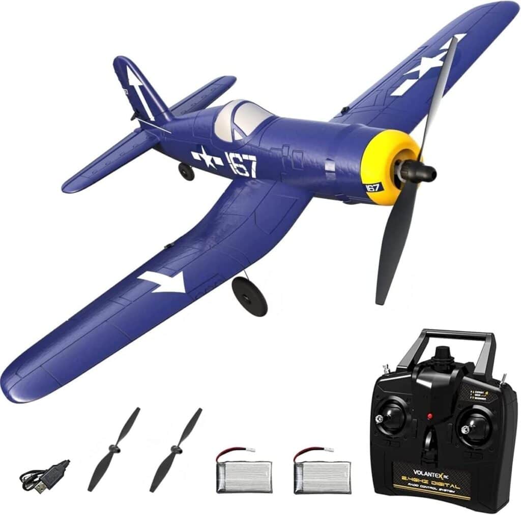 Test : avion F4U Corsair 761-8 avec stabilisateur 6 axes