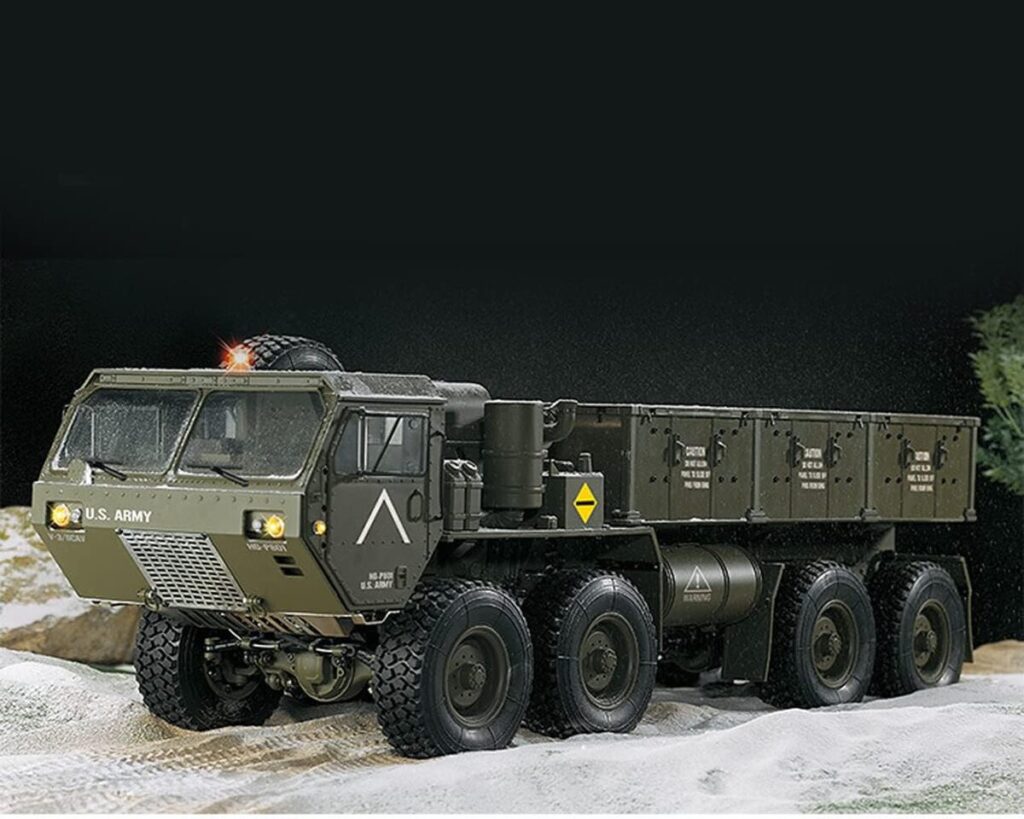 Test : camion militaire UIGJIOG 1 : 12 RC à 8 roues