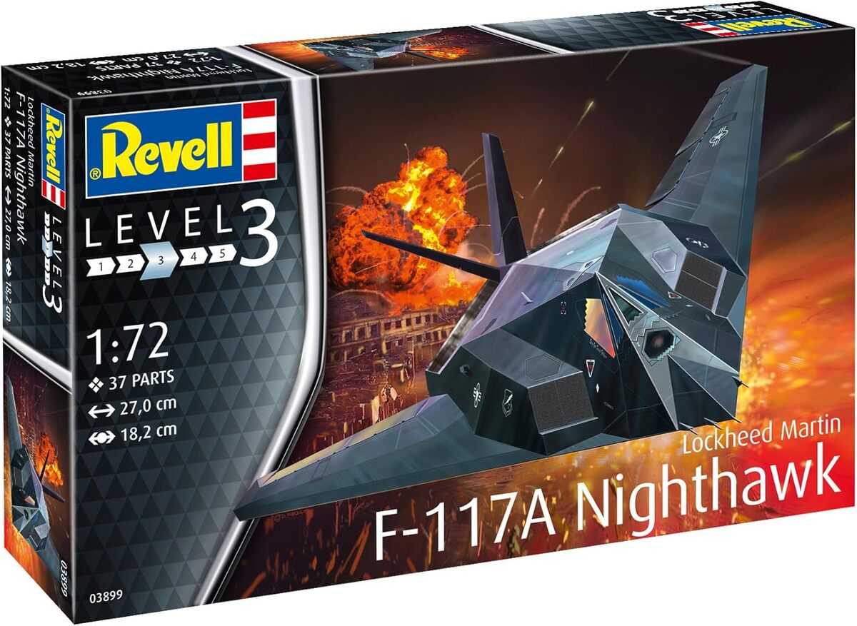 Test de la maquette Revell F-117 Stealth Fighter