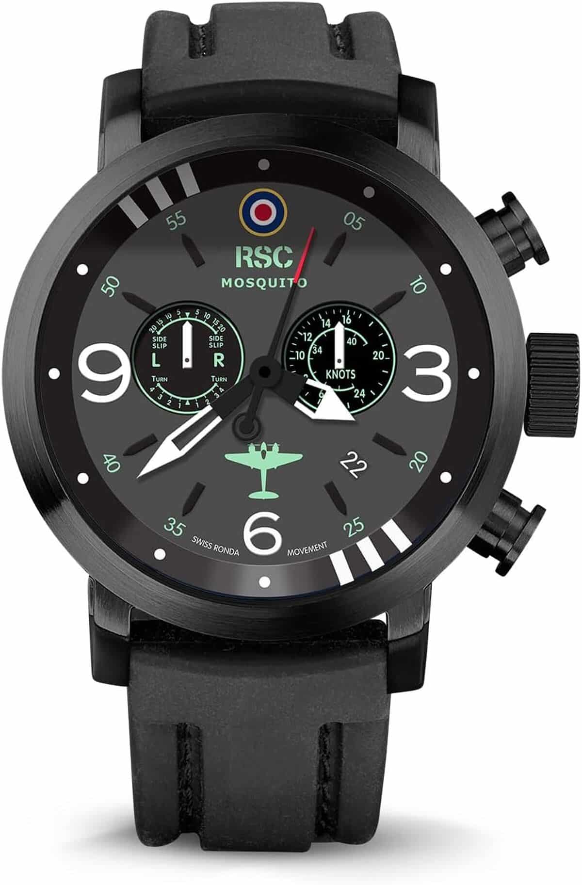 Test de la montre RSC Pilot's Watches Mosquito D-Day 45mm