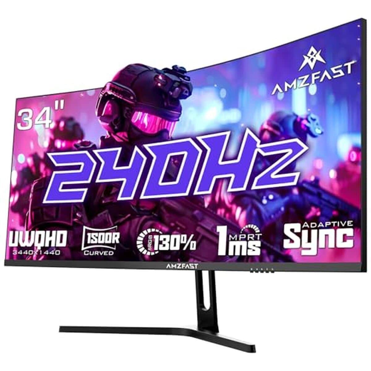 Test du moniteur gaming Amzfast 34" UWQHD 240Hz AMZG34C5QPro