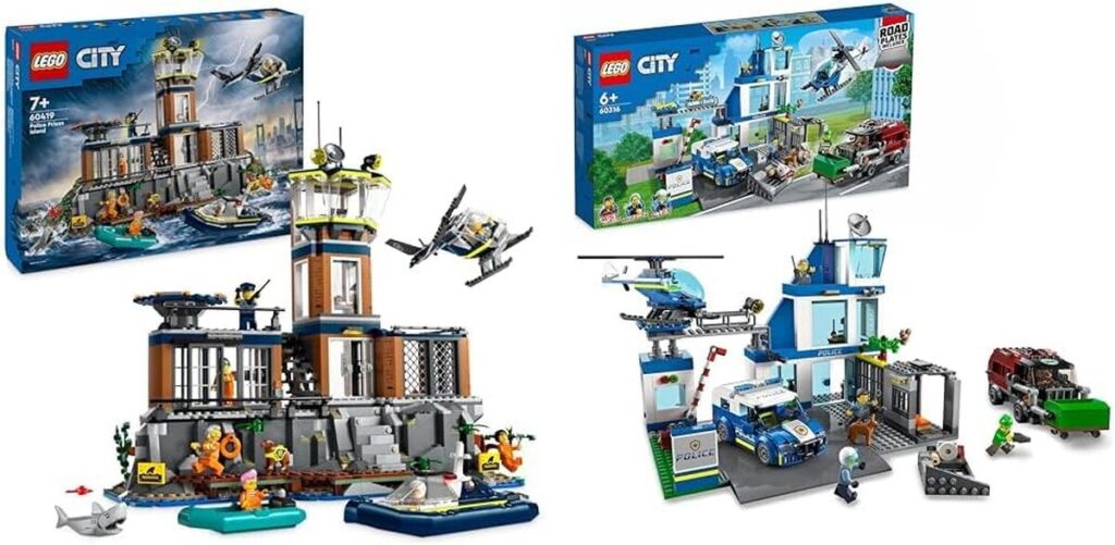 Test : lego City prison haute mer et avion de sauvetage