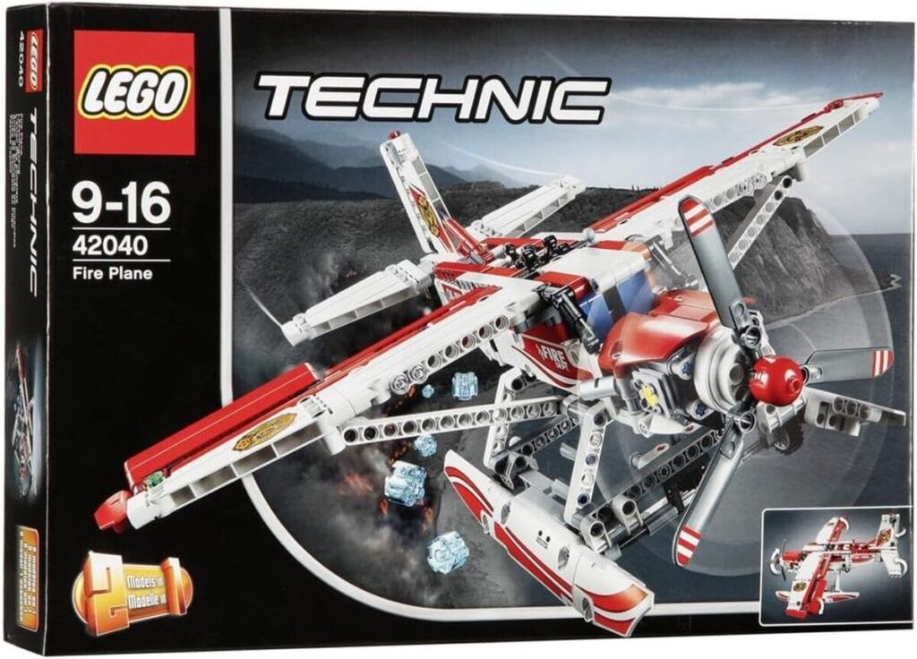 Test : lego Technic 42040, l'avion des pompiers en détail