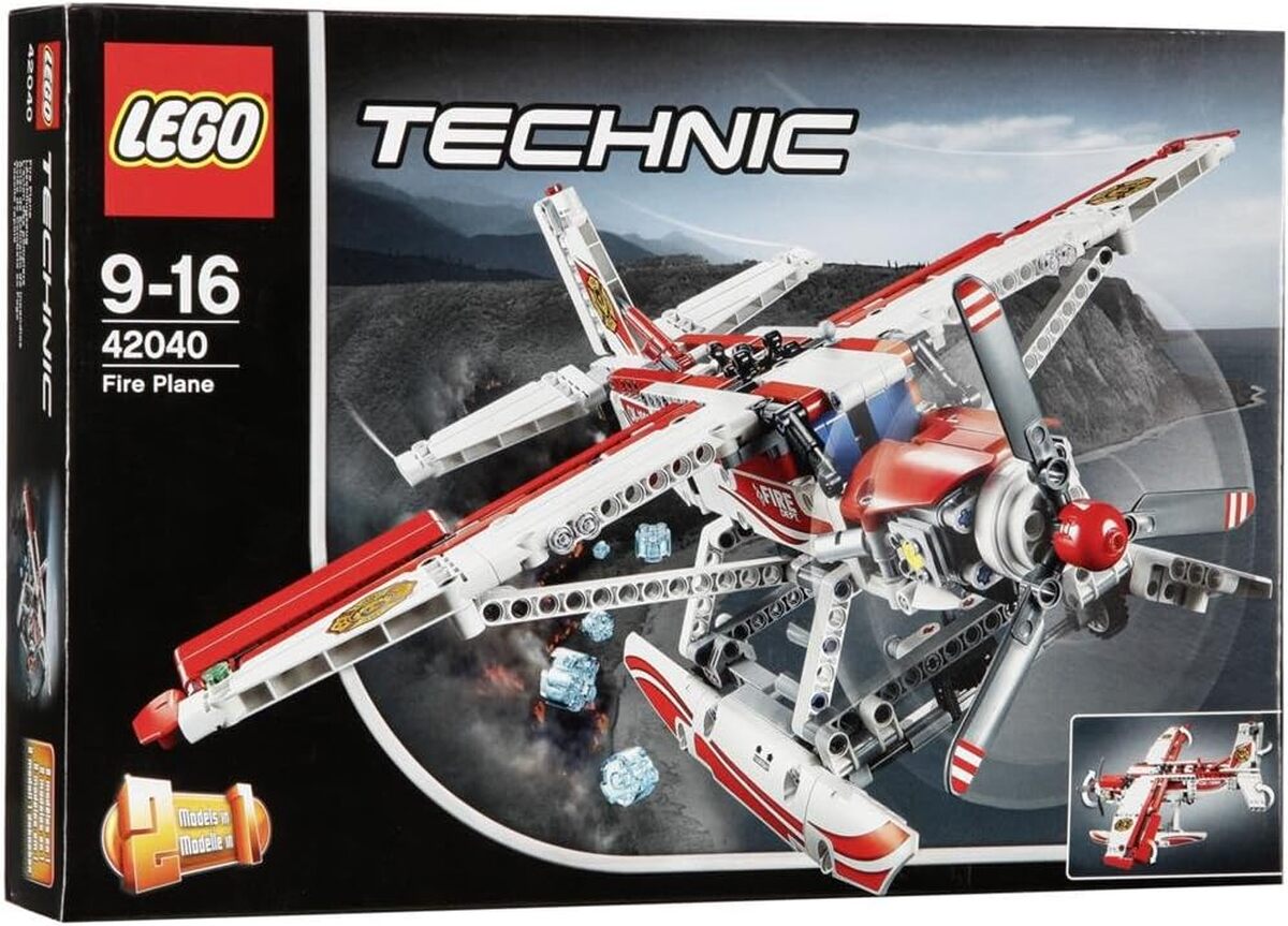 Test : lego Technic 42040, l'avion des pompiers en détail