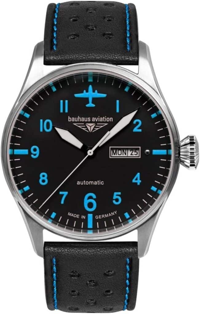 Test : montre Bauhaus Aviation Tornado Automatique 27663 noir