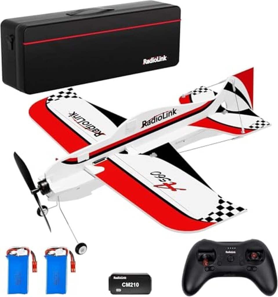 Test Radiolink A560 : avion RC prêt à voler, 4 canaux, moteur sans balai