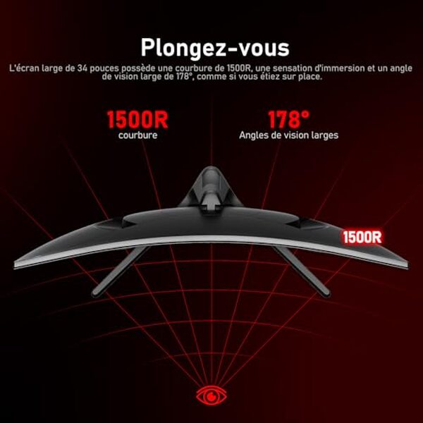 Découvrez le test complet de l'écran incurvé Gawfolk 34 pouces 180Hz conçu pour les gamers : performances, design et immersion garantis pour vos sessions de jeu.