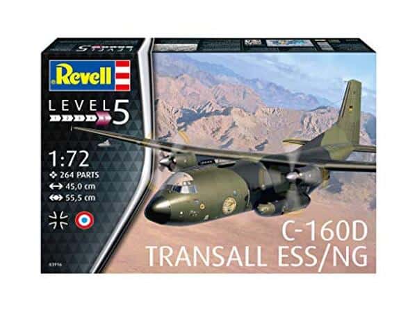 Découvrez notre avis détaillé sur la maquette Revell Transall C-160 Eloka échelle 1 : 72 et plongez dans l'univers captivant du modélisme.
