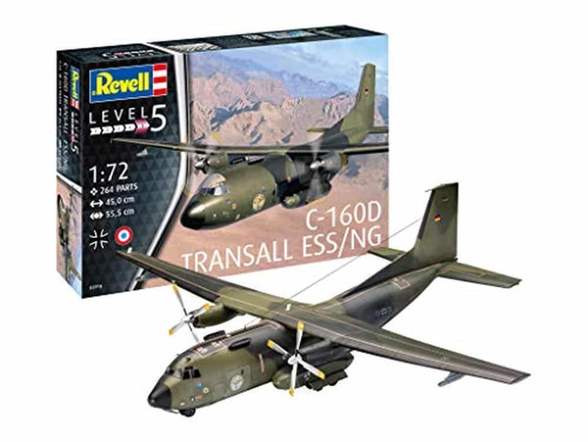 Test de la maquette Revell Transall C-160 Eloka échelle 1 : 72