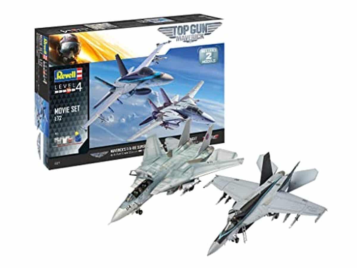 Test des maquettes Revell Top Gun : f14 Tomcat & F18 Hornet à l'échelle 1/72