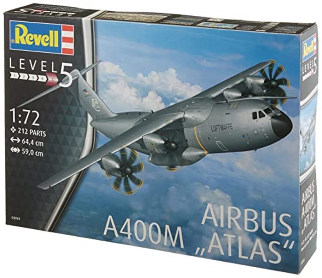 Test du Revell 03929 : maquette d'avion Airbus A400M Atlas