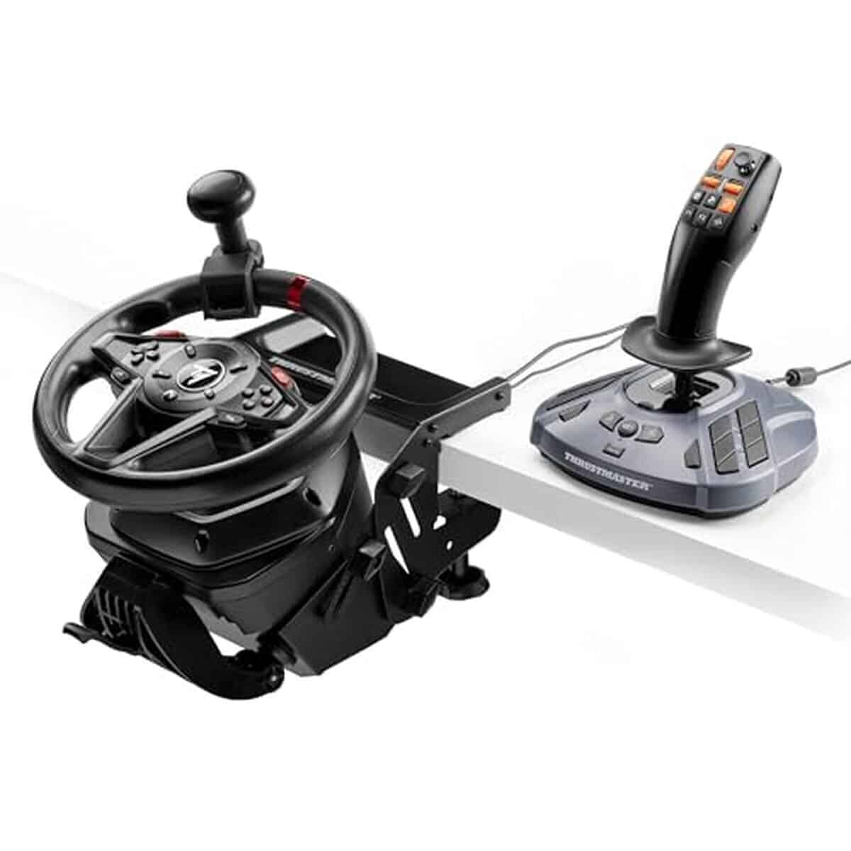 Test du Thrustmaster T128 : volant et FarmStick pour simulation agricole